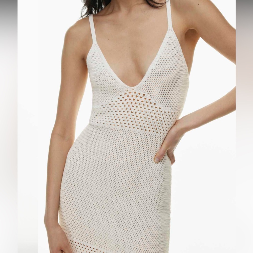 Aritzia Evie Midi Dress in Vin Gris - Picture 4 of 5